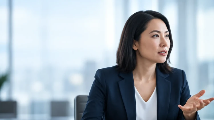 Illustrative Sales leader reviewing pipeline information