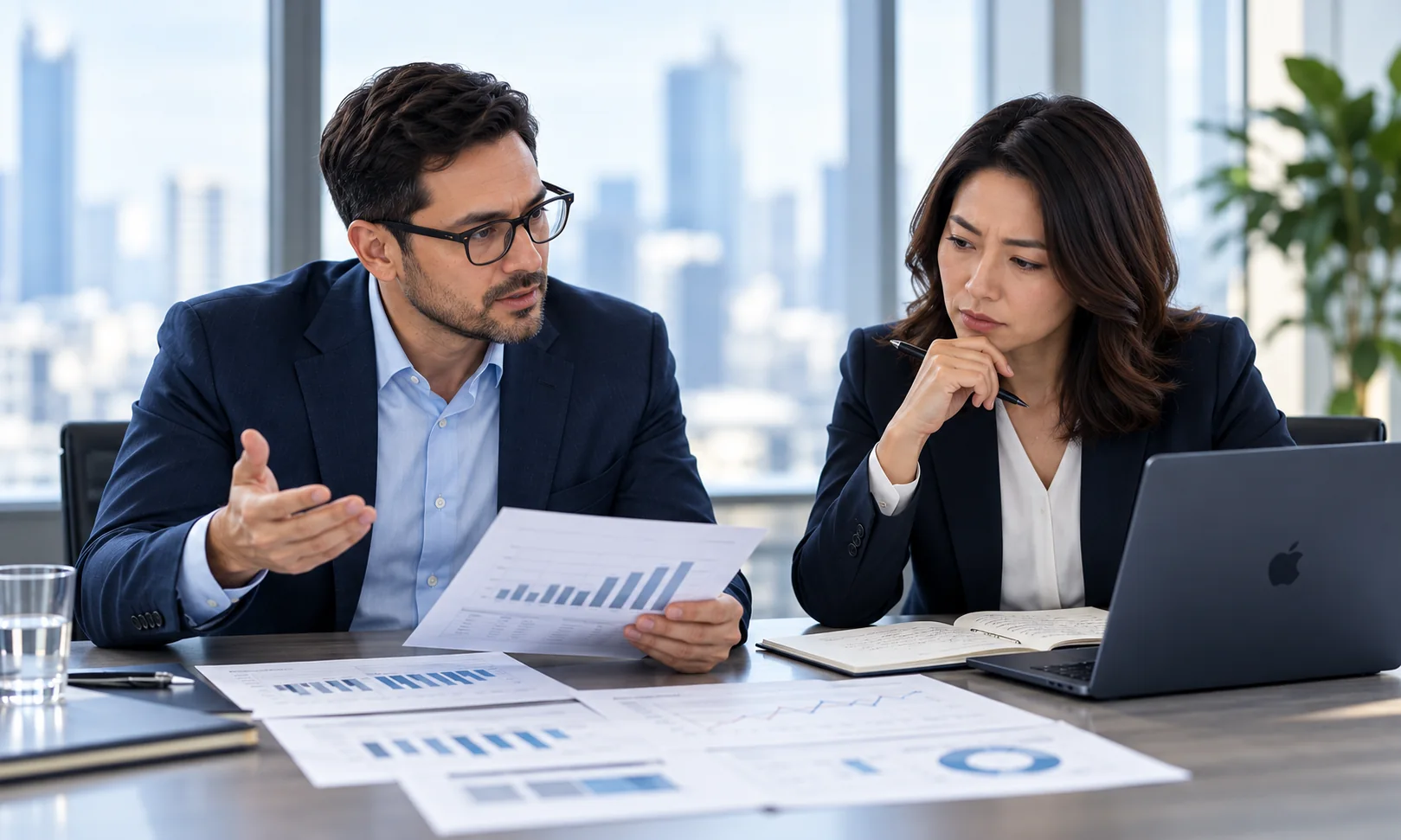 Illustrative executive discussion about reporting and operating performance